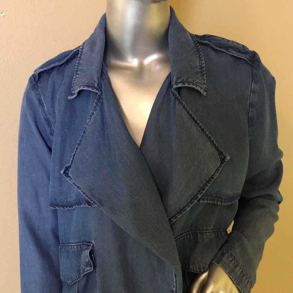 Splendid Soft Denim Chambray Jacket - image 4
